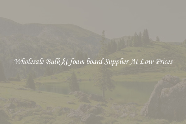 Wholesale Bulk kt foam board Supplier At Low Prices