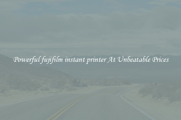 Powerful fujifilm instant printer At Unbeatable Prices