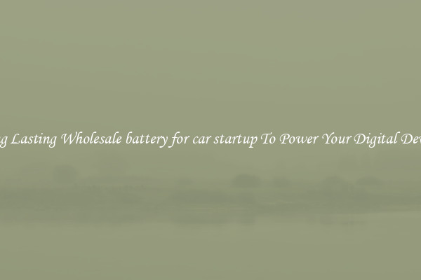 Long Lasting Wholesale battery for car startup To Power Your Digital Devices