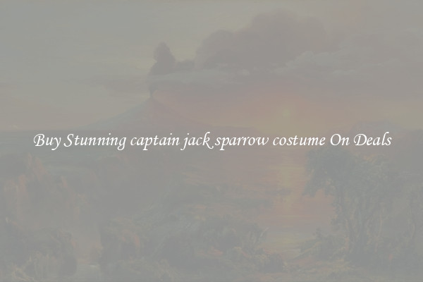Buy Stunning captain jack sparrow costume On Deals
