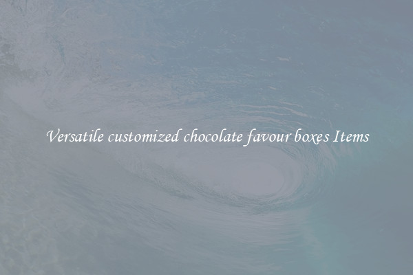 Versatile customized chocolate favour boxes Items